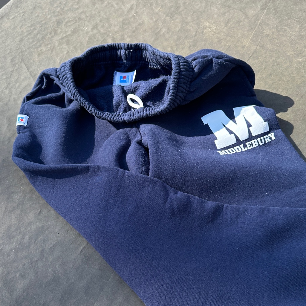 Russell Athletic Navy Middlebury Crewneck Sweatshirt